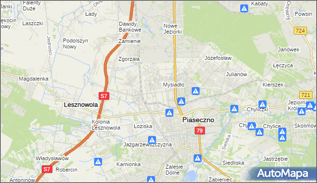 mapa Nowa Iwiczna, Nowa Iwiczna na mapie Targeo