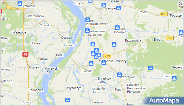mapa Radwanków Królewski, Radwanków Królewski na mapie Targeo