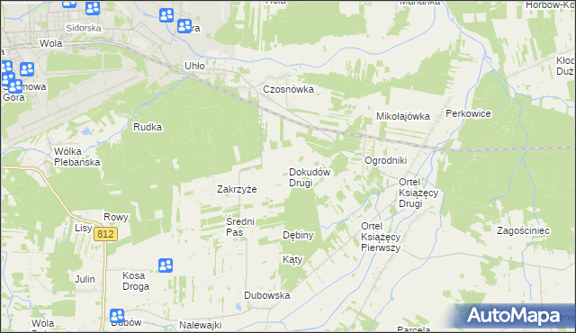mapa Dokudów Drugi, Dokudów Drugi na mapie Targeo