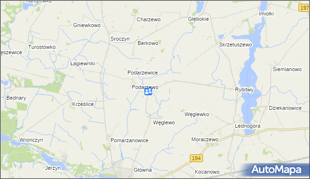 mapa Latalice, Latalice na mapie Targeo