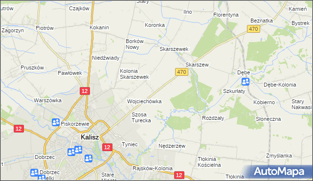 mapa Pólko gmina Żelazków, Pólko gmina Żelazków na mapie Targeo