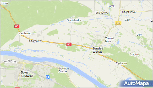 mapa Toporzysko gmina Zławieś Wielka, Toporzysko gmina Zławieś Wielka na mapie Targeo
