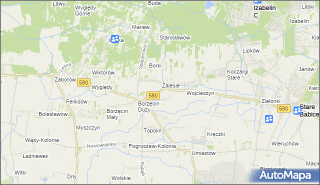 mapa Wierzbin, Wierzbin na mapie Targeo