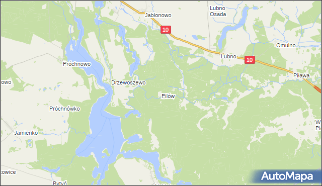 mapa Pilów, Pilów na mapie Targeo