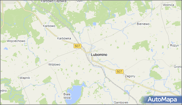 mapa Lubomino, Lubomino na mapie Targeo