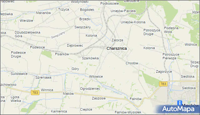 mapa Ciszowice, Ciszowice na mapie Targeo