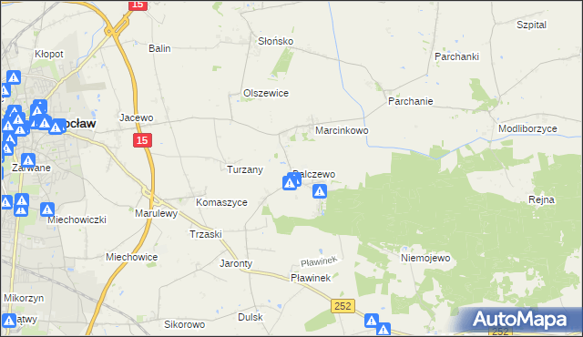 mapa Balczewo, Balczewo na mapie Targeo