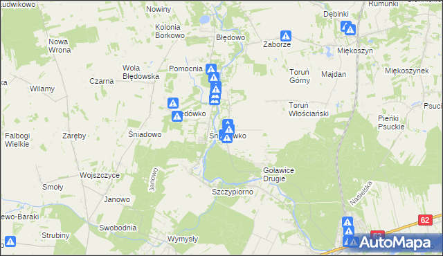 mapa Goławice Pierwsze, Goławice Pierwsze na mapie Targeo