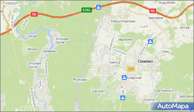 mapa Jagodowo Leśniczówka, Jagodowo Leśniczówka na mapie Targeo