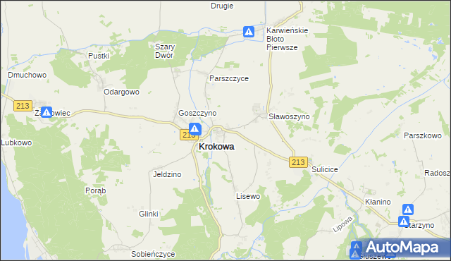 mapa Minkowice gmina Krokowa, Minkowice gmina Krokowa na mapie Targeo