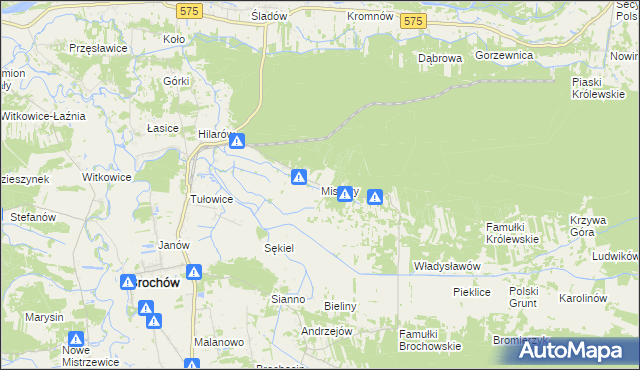 mapa Miszory, Miszory na mapie Targeo