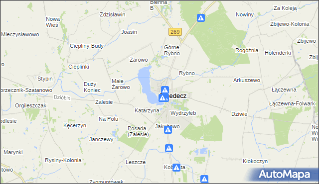 mapa Przedecz, Przedecz na mapie Targeo