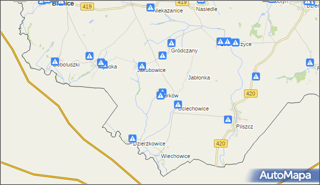 mapa Turków, Turków na mapie Targeo