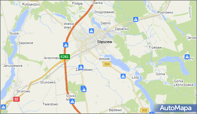 mapa Witobel, Witobel na mapie Targeo