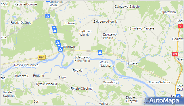 mapa Zgleczewo Szlacheckie, Zgleczewo Szlacheckie na mapie Targeo
