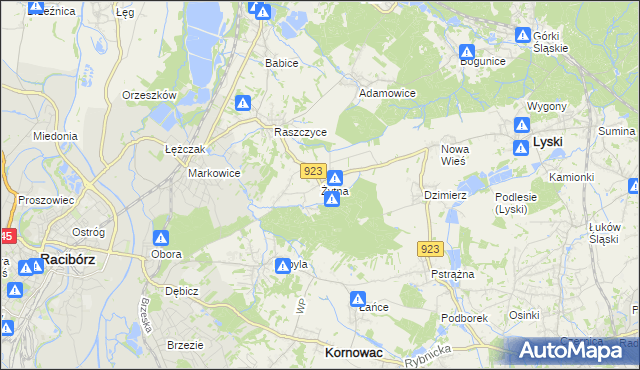 mapa Żytna, Żytna na mapie Targeo