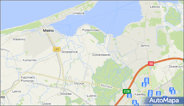 mapa Dobiesławiec, Dobiesławiec na mapie Targeo