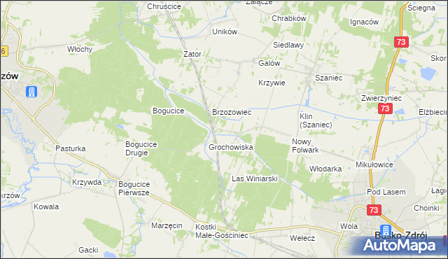 mapa Kameduły, Kameduły na mapie Targeo