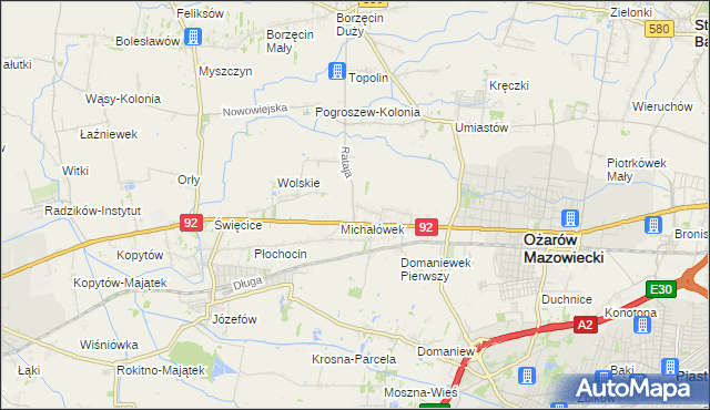 mapa Koprki, Koprki na mapie Targeo