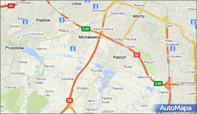 mapa Nowe Grocholice, Nowe Grocholice na mapie Targeo