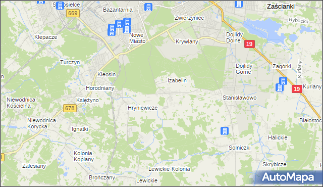 mapa Olmonty, Olmonty na mapie Targeo