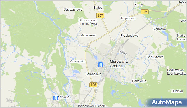 mapa Raduszyn, Raduszyn na mapie Targeo