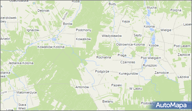 mapa Rochalina, Rochalina na mapie Targeo