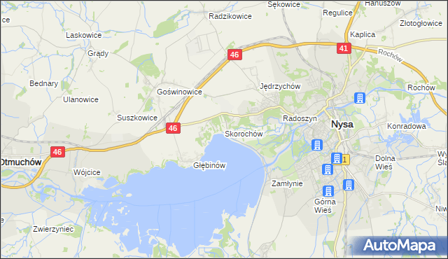 mapa Skorochów, Skorochów na mapie Targeo