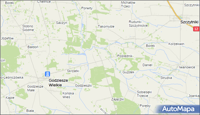 mapa Zajączki Bankowe, Zajączki Bankowe na mapie Targeo