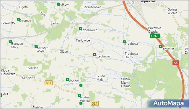 mapa Czechnów, Czechnów na mapie Targeo