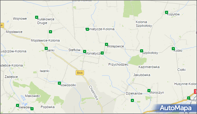 mapa Czortowice, Czortowice na mapie Targeo