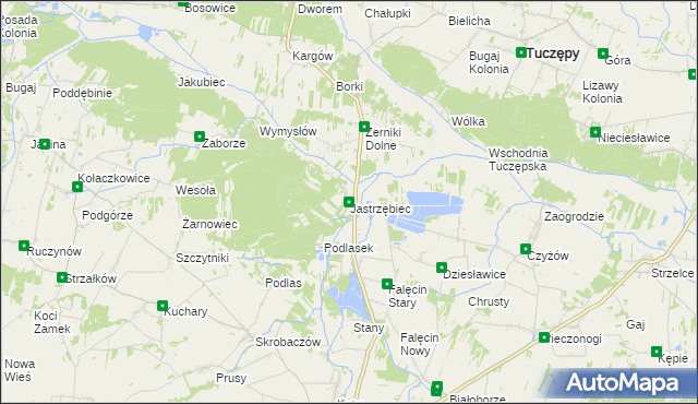 mapa Jastrzębiec gmina Stopnica, Jastrzębiec gmina Stopnica na mapie Targeo