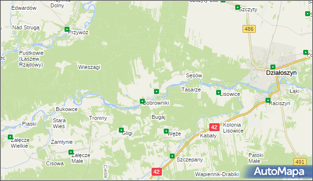 mapa Kapituła, Kapituła na mapie Targeo