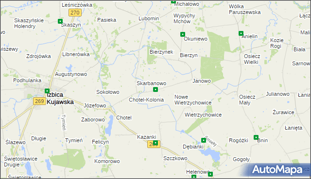 mapa Obałki, Obałki na mapie Targeo