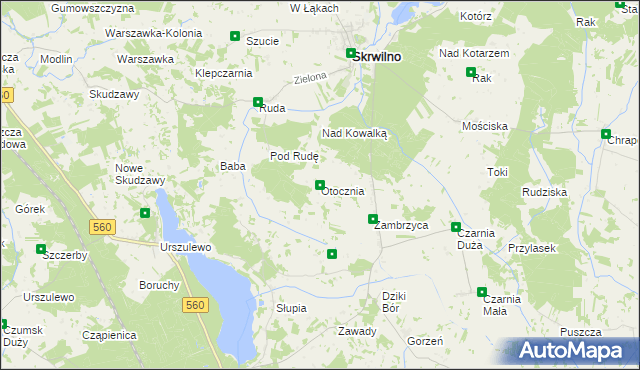 mapa Otocznia, Otocznia na mapie Targeo