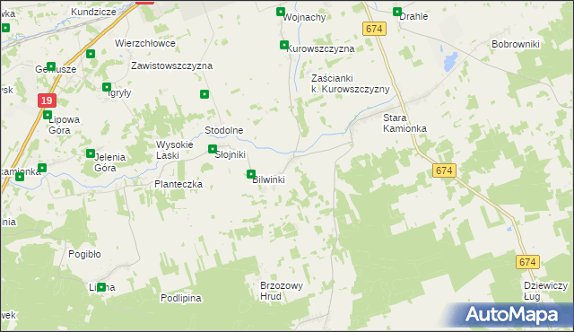 mapa Pawełki gmina Sokółka, Pawełki gmina Sokółka na mapie Targeo