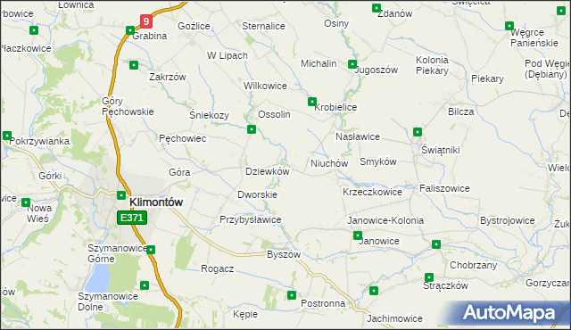 mapa Węgrce Szlacheckie, Węgrce Szlacheckie na mapie Targeo