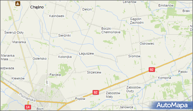 mapa Płaskocin, Płaskocin na mapie Targeo