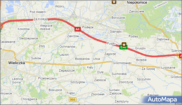 mapa Słomiróg, Słomiróg na mapie Targeo
