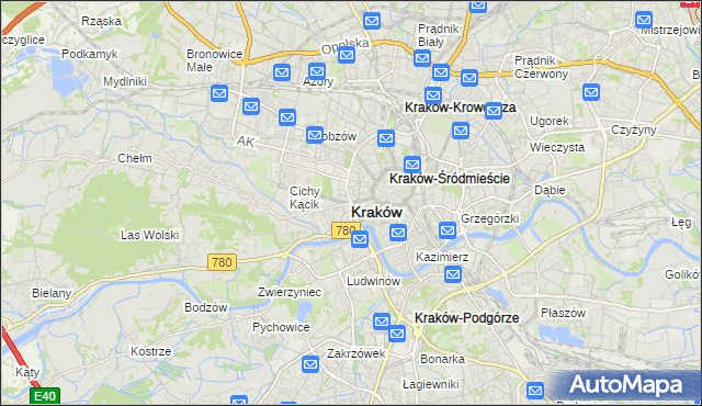 kraków poczta mapa Inpost Operator Pocztowy W Krakowie Poczta Na Mapie Targeo kraków poczta mapa