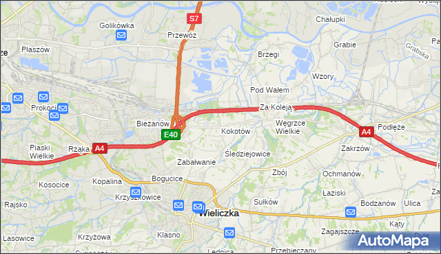 mapa Kokotów, Kokotów na mapie Targeo