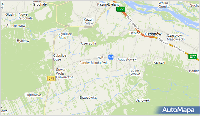 mapa Małocice, Małocice na mapie Targeo