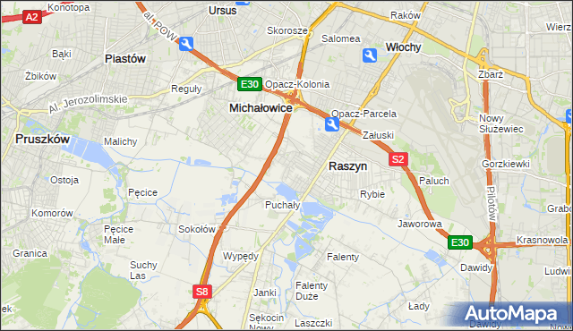 mapa Nowe Grocholice, Nowe Grocholice na mapie Targeo