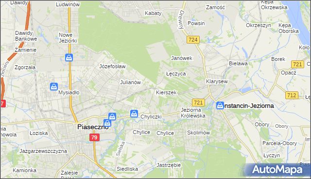 mapa Kierszek, Kierszek na mapie Targeo