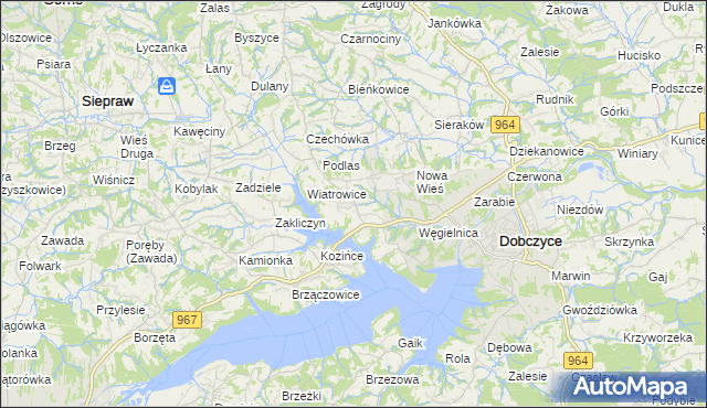 mapa Stojowice, Stojowice na mapie Targeo