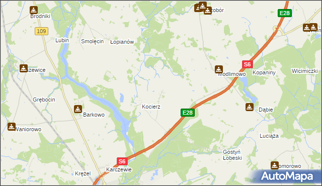 mapa Bądkowo gmina Płoty, Bądkowo gmina Płoty na mapie Targeo