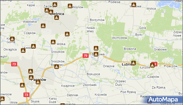 mapa Beszowa, Beszowa na mapie Targeo