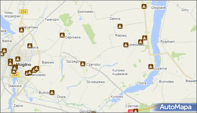 mapa Białotul, Białotul na mapie Targeo