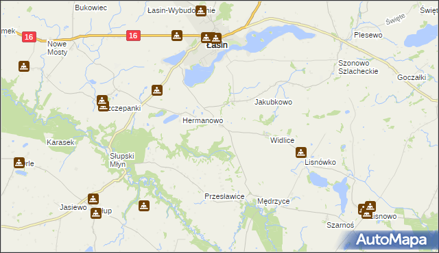 mapa Bogdanki gmina Łasin, Bogdanki gmina Łasin na mapie Targeo