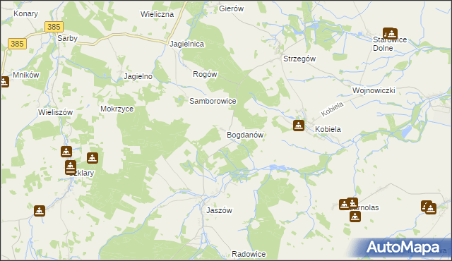 mapa Bogdanów gmina Grodków, Bogdanów gmina Grodków na mapie Targeo